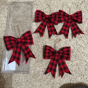 Buffalo Plaid Ornaments